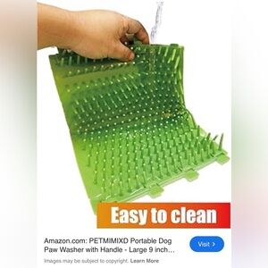 Dog Paw Washer Silicone Replacement Mat NWT - Mat Only